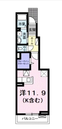 ベルオーブ国立の物件間取画像